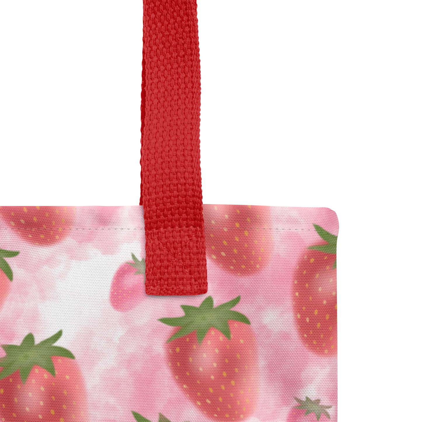 Strawberry patterned Tote bag - Original design by Carmel Rimmer