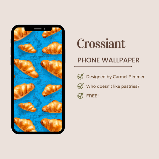 Croissant Phone Wallpaper
