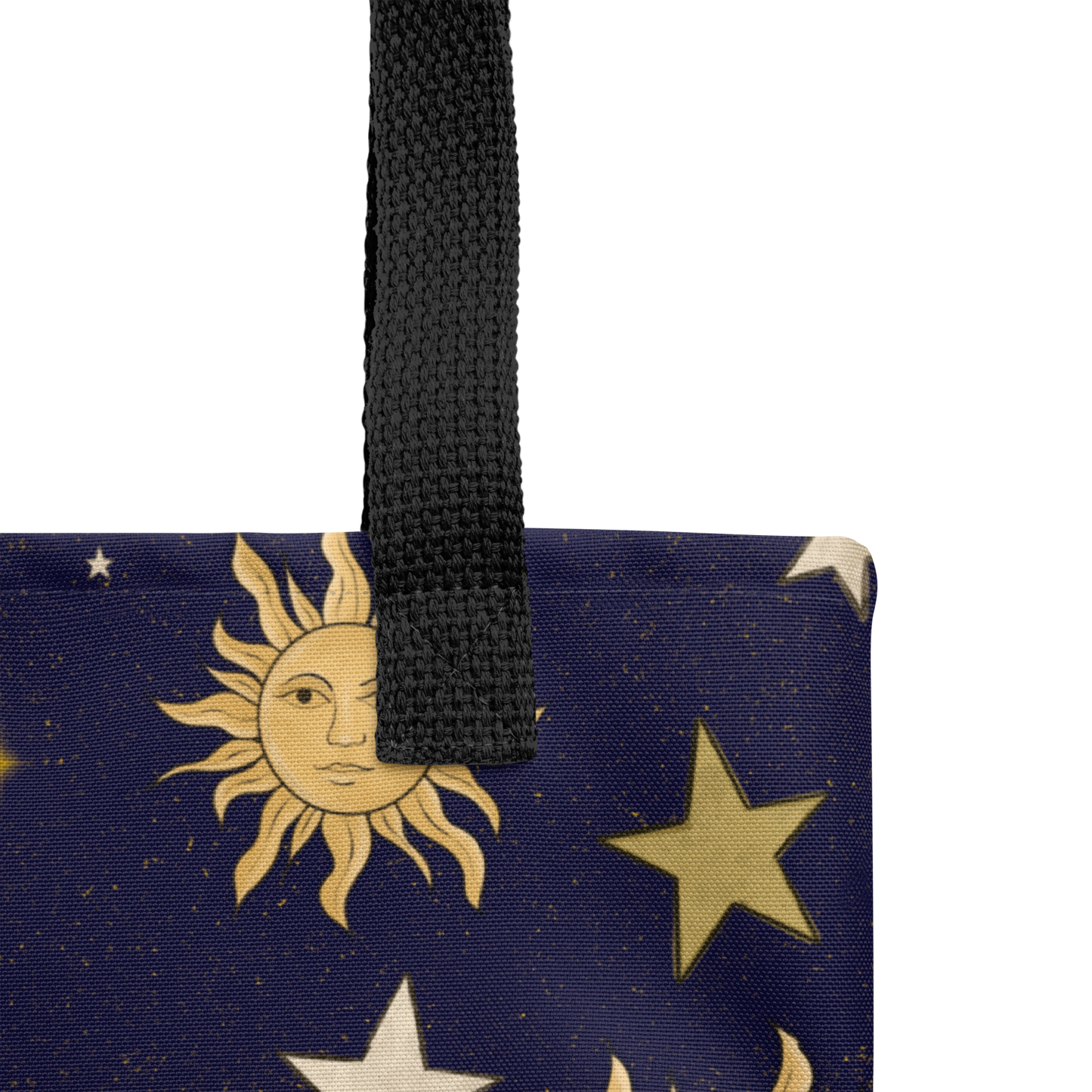 “Celestial Artwork Tote Bag – Starry Sky Print - Original Design by Carmel Rimmer