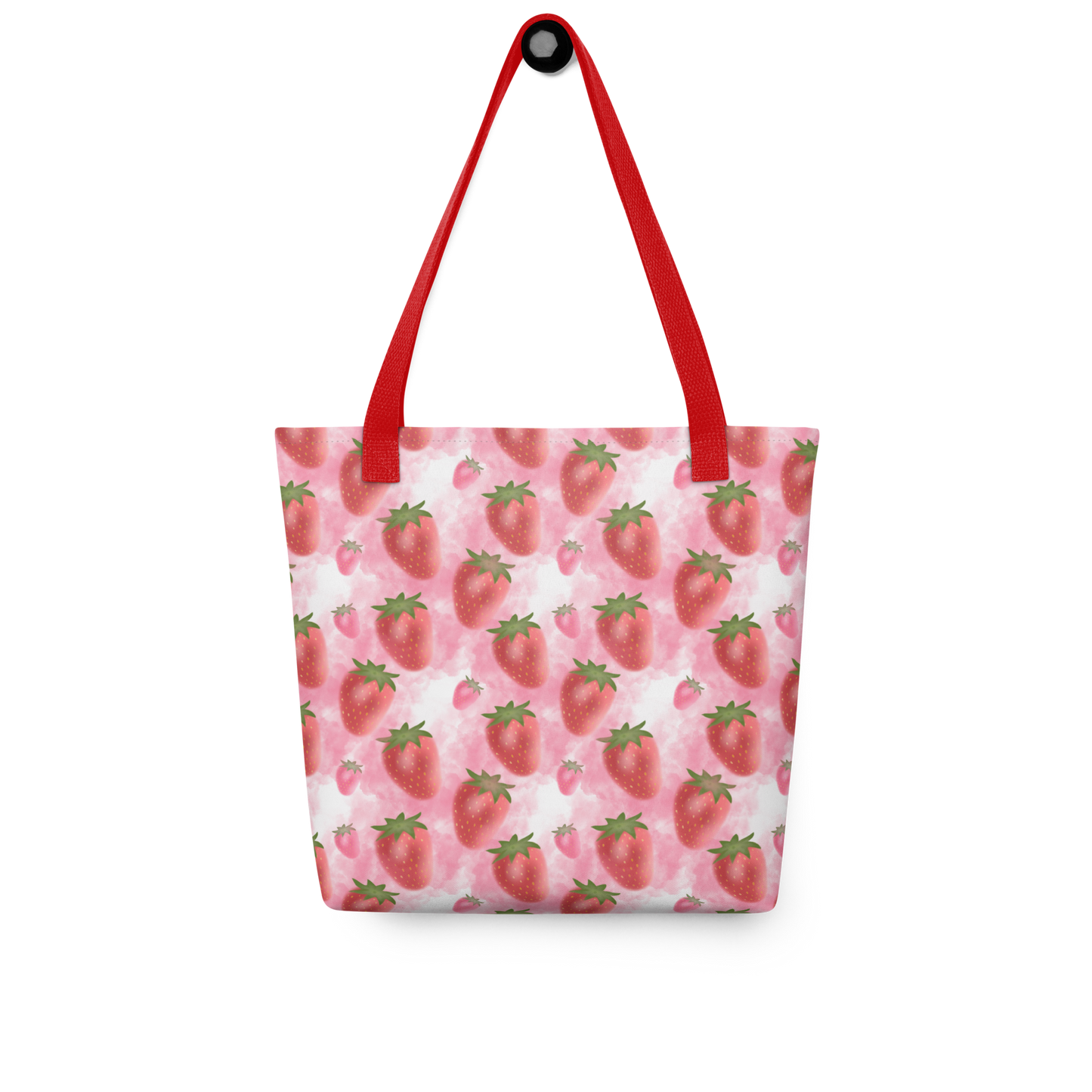 Strawberry patterned Tote bag - Original design by Carmel Rimmer