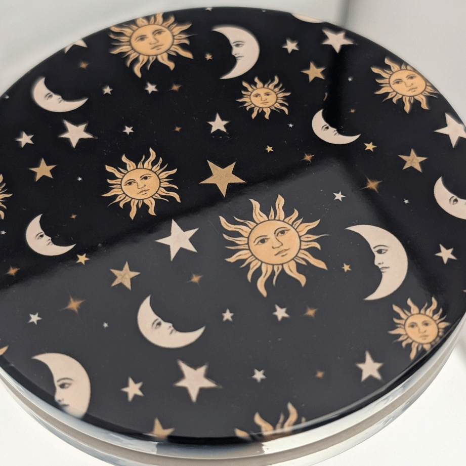 Celestial Pattern Ceramic Coaster