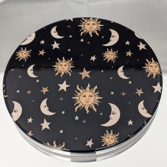 Celestial Pattern Ceramic Coaster